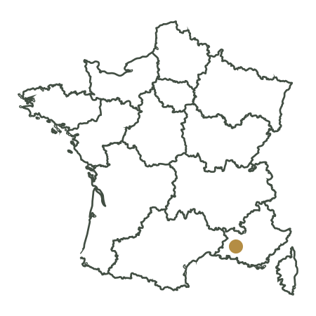 Mas des Chineurs - Localisation sur carte de France